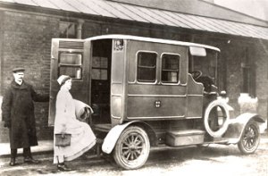 Ambulance at The South Eastern Hospital, 1906