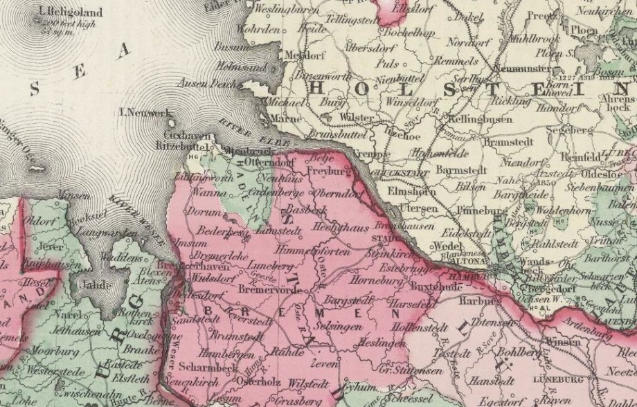 Hamburg to the North Sea