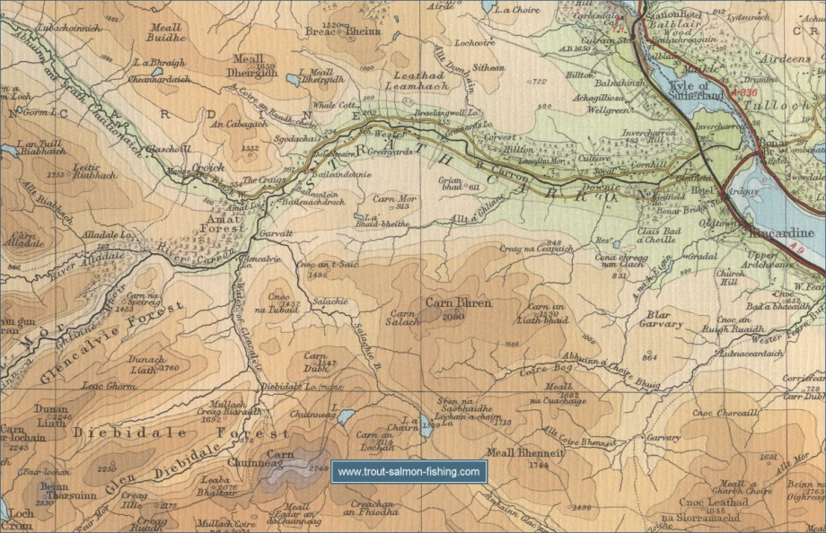 The Strathcarron - scene of clearances in 1845 and 1854