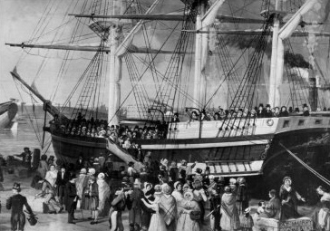 Irish Immigrants Irish Ships to America 1